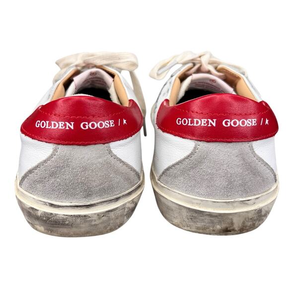 Golden Goose Men’s Red Star Distressed Sneaker Size 42 US 9 - Picture 8 of 11